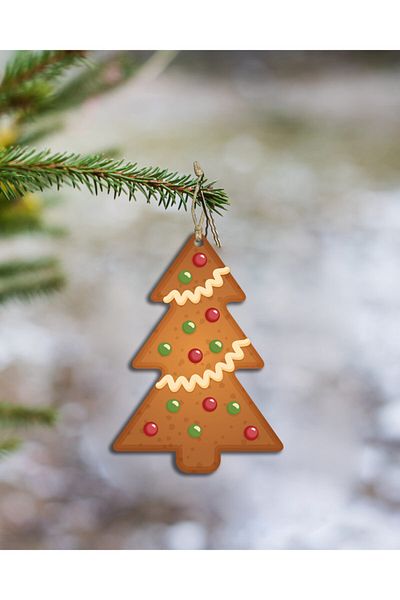 quppa Christmas Tree Decor 4-Piece MDF Set