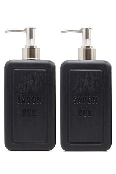 Savon De Royal Savon Pur Luxury Vegan Liquid Soap Black 2 X 500 ml