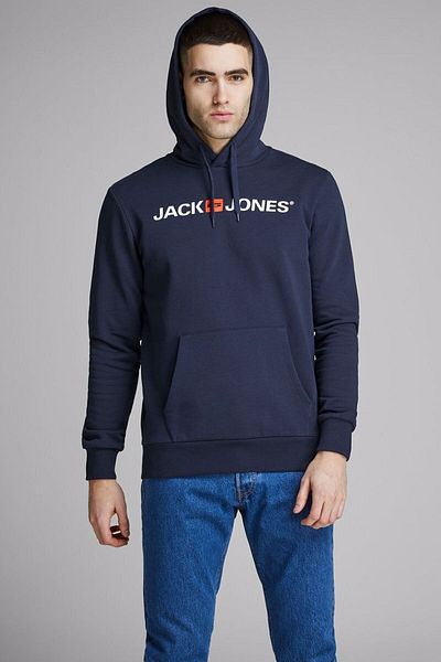 Jack & Jones Ανδρικό μακρυμάνικο φούτερ Jack&Jones Jjecorp Old Logo Navy Blue/Navy 13W42OLDCORP