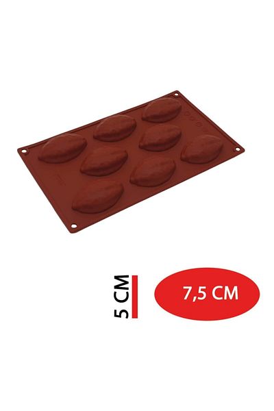 Kumsal Mutfak Flexmat Silicone Cake Mold with Walnut Figure No:21