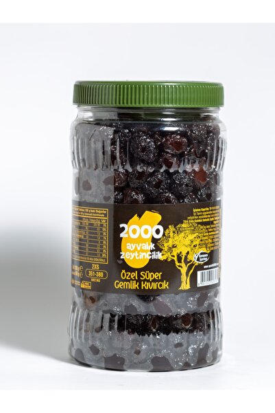 2000 AYVALIK ZEYTİNCİLİK Özel Süper Gemlik Kıvırcık Sele Az Tuzlu 940gr Fırın...