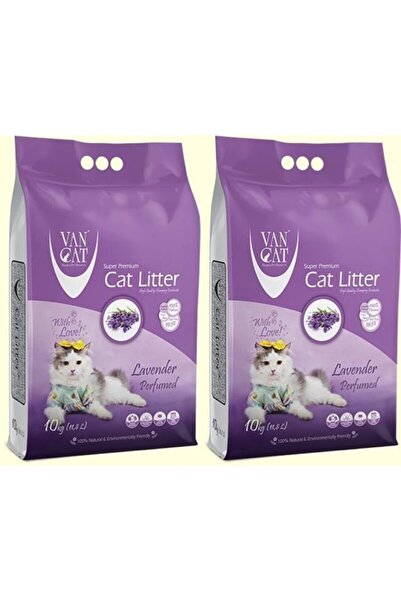 Vancat Van Cat Lavanta Kokulu Kedi Kumu 10 kg x2 Adet Toplam 20 kg
