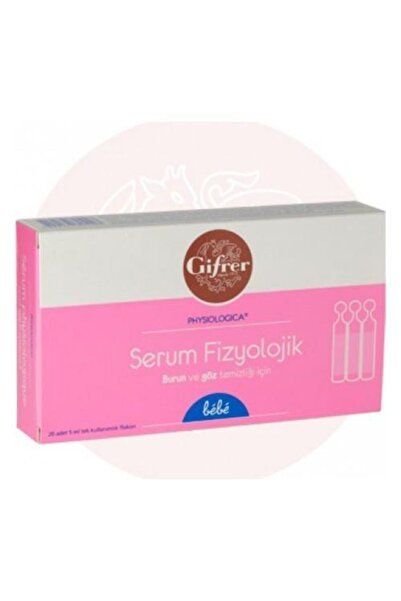 Gifrer Serum Fizyolojik Damla 20'li - Burun Ve Göz Temizliği Için
