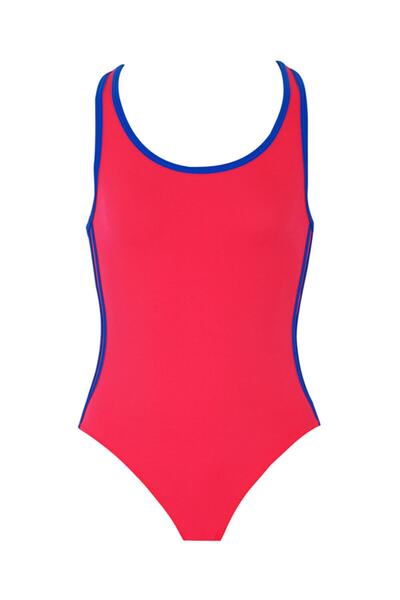 Kom Contrast Stripe Girl's Swimming Trunks