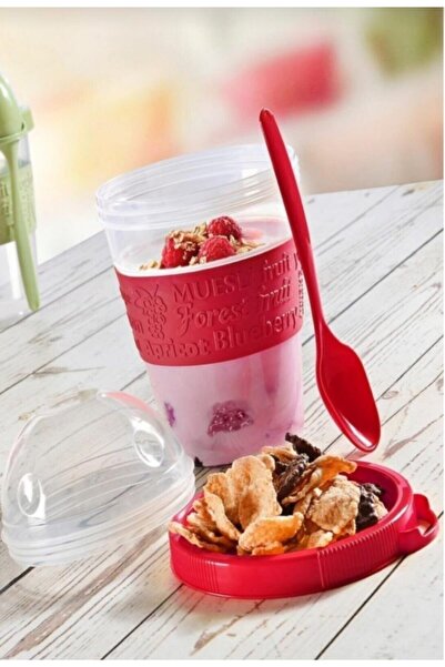 Titiz Take'n Go Prepare and Go Fruit Yogurt Container with Lid and Spoon