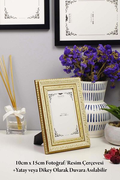 Raven 10cm X 15cm Picture, Photo, Document, Poster, Adjustable Stand Frame V