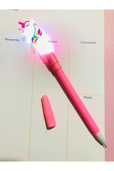 Adil Baba Işıklı Unicorn Tükenmez Jel Kalem