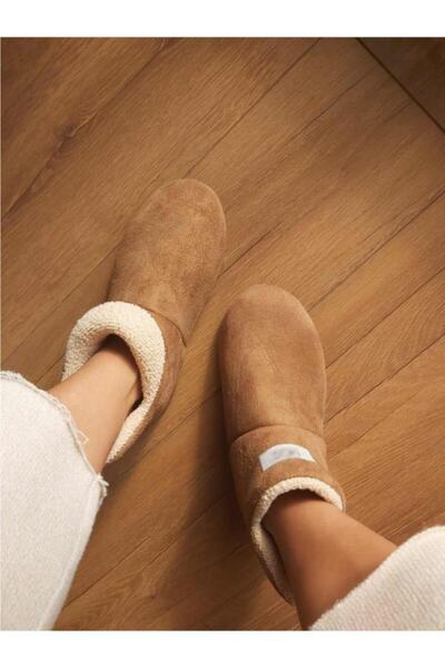 Fogs Unisex Panduf Ev Botu Yumuşak Ses Yapmaz Taban