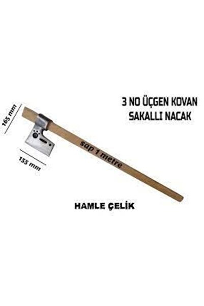 ERÇELİK TİCARET Sakallı Nacak Üçgen Kovan 3 No Saplı