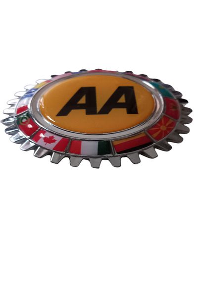 Sedef Curved Aa Plastic Chrome Crest