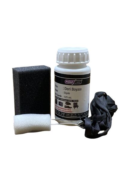 Point Care Ekstra Siyah Spor Ayakkabı, Mont, Direksiyon , Döşeme, Çanta, Kemer, Deri Boyası 125 ml