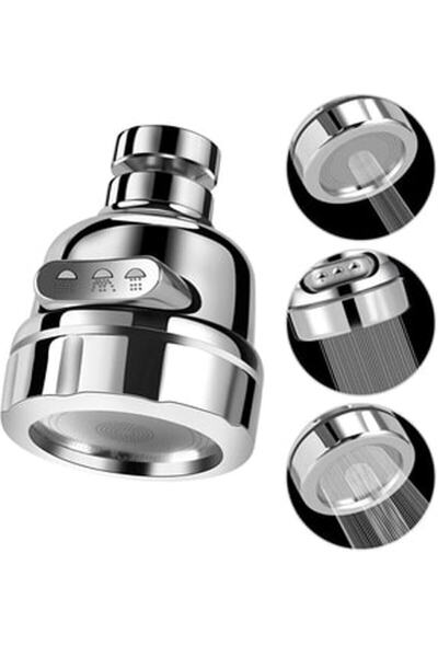 NEWSTORE HOME 3-Function Economical Practical Chrome Faucet Head