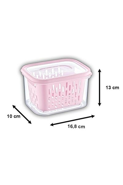 İNCİ COLLECTİON Süzgeçli Fresh Saklama Kabı (1,6 Lt)