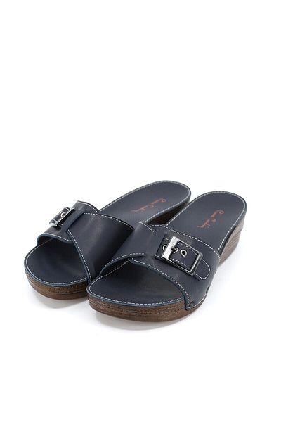 Pierre Cardin Women's Navy Blue Slippers PC-6783