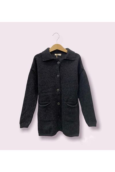Çikoby Girl's Gray Cardigan