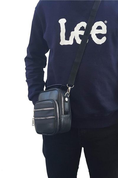 TREND Men's Bag 5 Compartments Black 7698