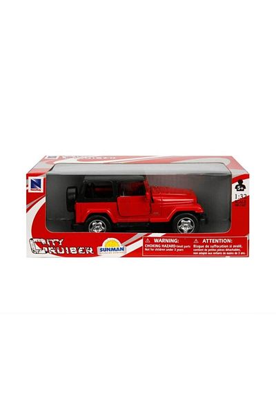 Sunman City Cruiser Jeep Wrangler 1/32 Model Car