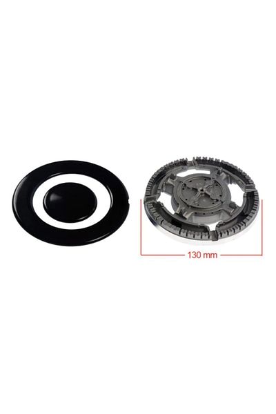 Universal Siembra 5 Burner Built-In Wok Set