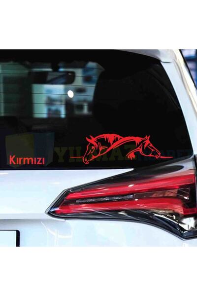 yılmazetic Bakan At Oto Sticker Araba Yapıştırma Araç Bagaj Tampon Etiket Çık...