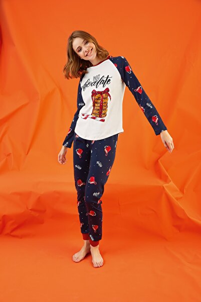 Sevim Baskılı Pijama Takım