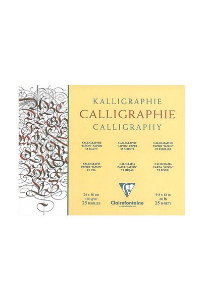 Clairefontaine Bloc de caligrafie 130gr 25 coli 24x30cm
