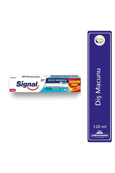 Signal معجون أسنان للحماية الثلاثية 120 مل