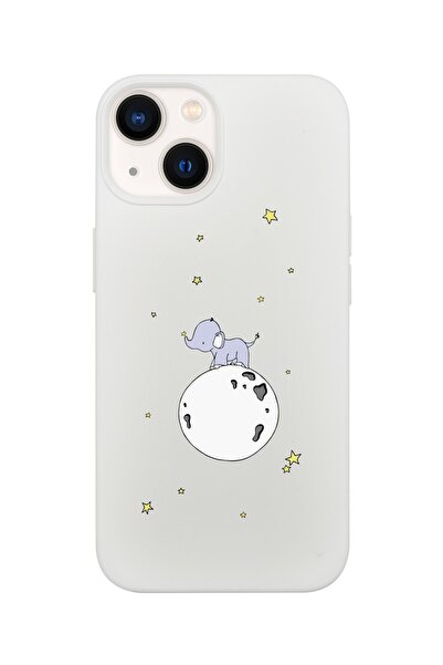 shoptocase Iphone 13 Lansman Dünyalı Fil Desenli Telefon Kılıfı