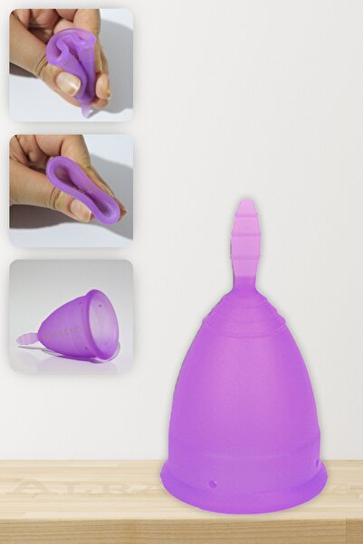 Alrahatla Medikal Silikon Menstrual Kap - Adet Kabı Large Regl Kabı.