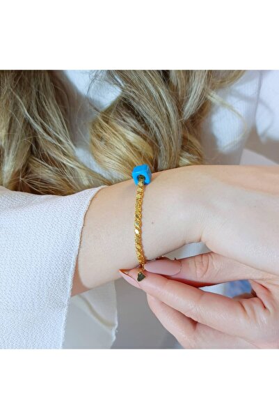 VeraDesignGold Pullu Altın Bileklik