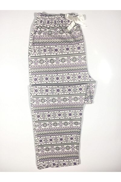 Altınay Cotton Pocketless Winter Women's Pajama Bottoms Pmk9