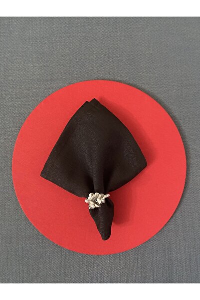 Zeren Home Блискуча серветка чорна 35 X 35