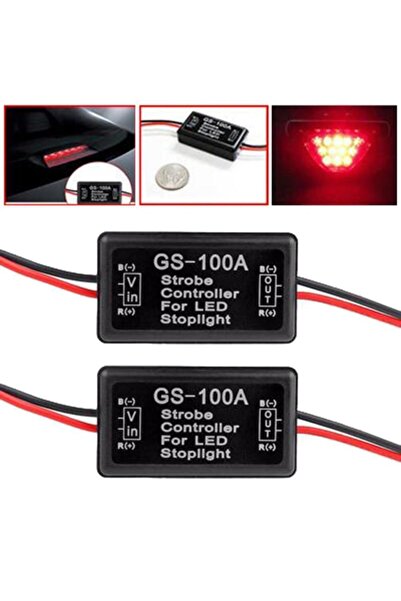 Genel Markalar Gs100 Fren Çakar Modülü Sis Fren F1 Çakar Stop Led Flaşör Devresi
