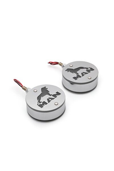 Fenix Man Ayna Altı Küpe Kırmızı-beyaz Logolu Armalı 12v-24v Paslanmaz Krom (...