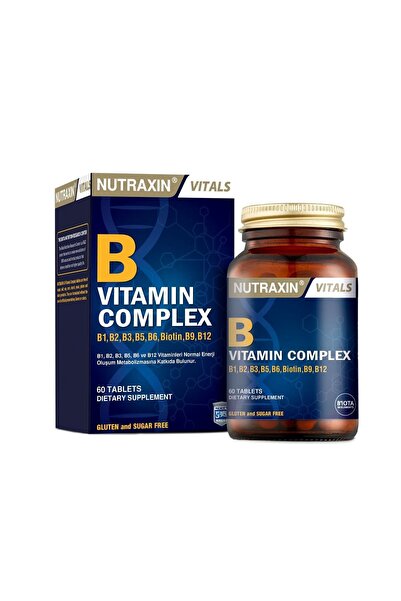 Nutraxin Vitamin Destek Kürü B Complex 60 Tablet + C Vitamini 1000 Mg 30 Tablet + D3 Drops Damla