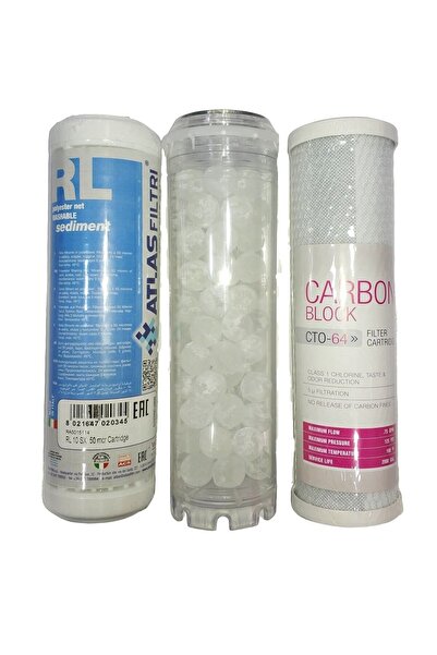 E-water Bina Girişi Su Arıtma 3 Lü Filtre Seti - Daire Girişi Su Filtresi