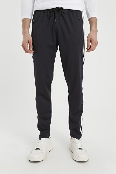 DYNAMO Чоловічий білий спортивний костюм з чорними кишенями з тканини Duz Diver