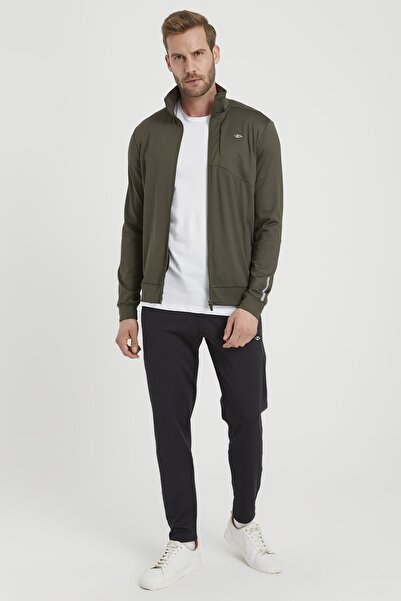 DYNAMO Men's Khaki Large Size Diving Fabric Tracksuit Set