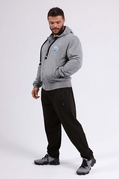 Big Sam Gray Hooded Sweatpants 3579