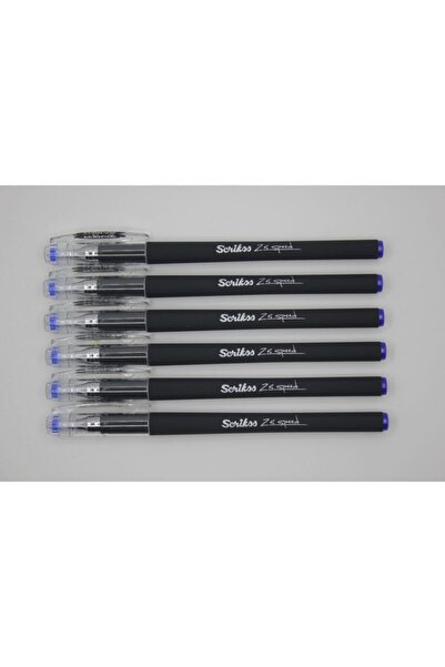 Scrikss Z5 Speed Gel Ballpoint Pen Blue 0.5mm (6pcs)