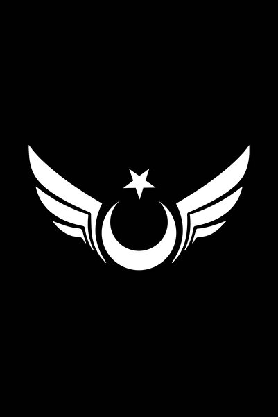 modecal Moon Star Patterned Winged Auto Car and Glass Sticker - 15x8 cm