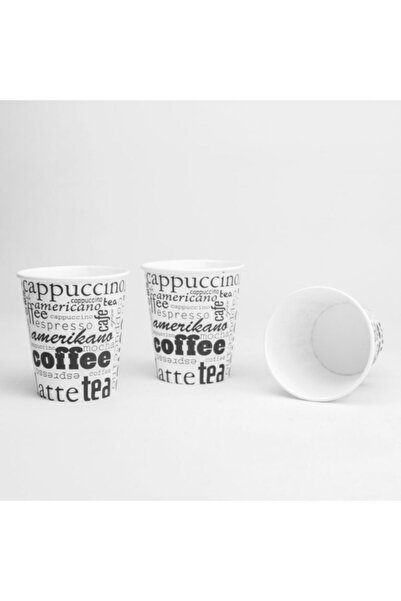 YILDIZ CUP Mg Home 7 oz Paper Cups 400 Pieces Wooden Mixer Gift (Attention Mixer with Gift)