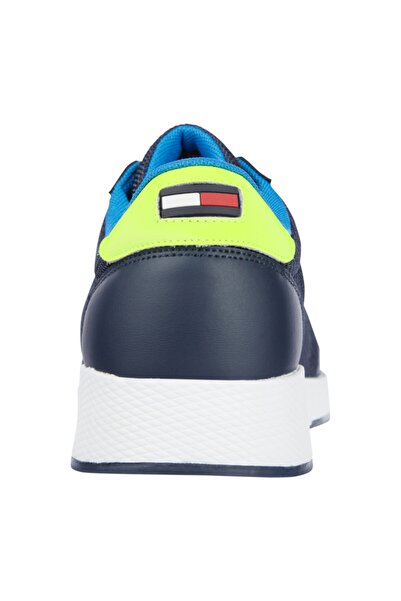 Tommy Hilfiger Erkek Mavi Sneaker