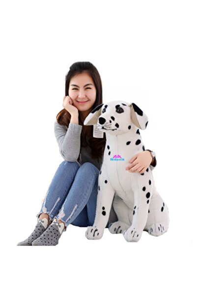 hediyecik Gerçek Görünümlü Ayakta Peluş Dalmaçyalı Köpek 70 Cm