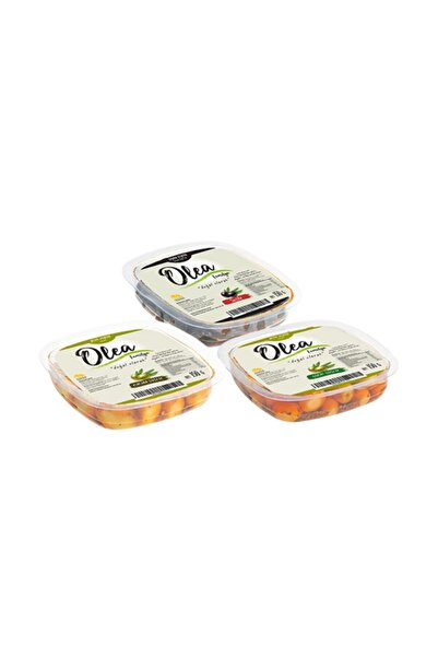 Olea Siyah Zeytin Soslu 150gr + Yeşil Çizik Zeytin Soslu 150gr + Yeşil Kırma Zeytin Soslu 150gr