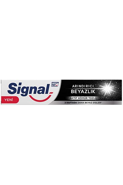 Signal العلامة التجارية: معجون أسنان منقي ومسحوق الفحم النشط 75 مل الفئة: معجون أسنان