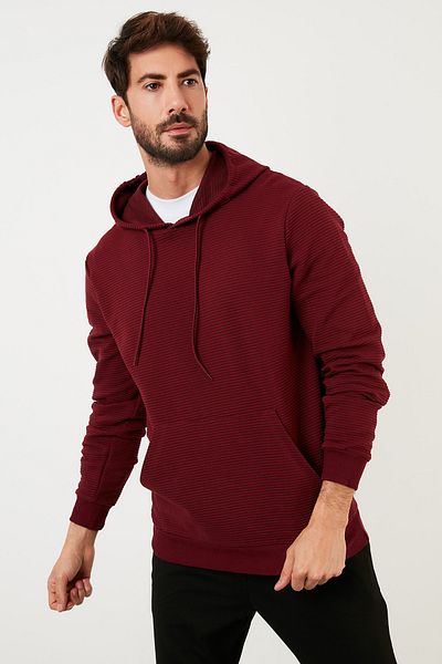 Buratti Men's Sweat - Cotton Hoodie, Kangaroo Pocket, Slim Fit 5896598