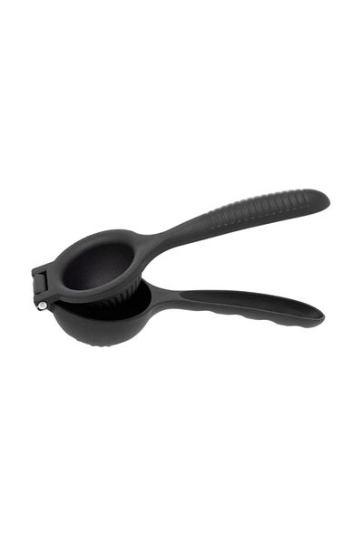Lux Home Istanbul Real Cast Citrus Lemon Squeezer Black