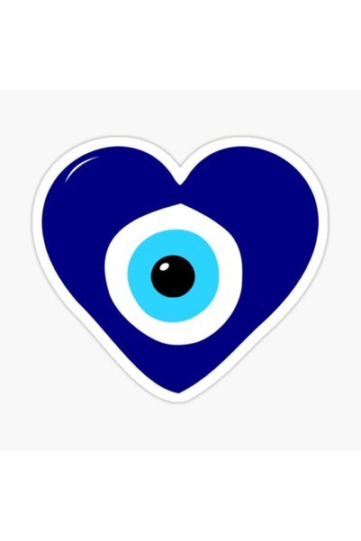 TSC Nazar Boncuğu Model4 Sticker Oto Yapıştırma Etiket 15cm