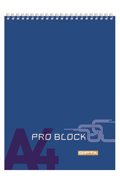 Gıpta Марка: Gipta Pro Block Spr.a4 40 стр. линиран тефтер за бележки 1397 Категория: Тетрадки