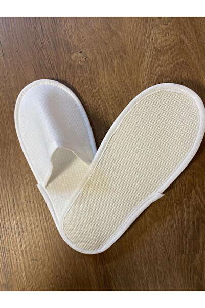 LEALLE KOZMETİK Tek Kullanımlık Terlik Petek Desen Otel Tipi 10 Adet